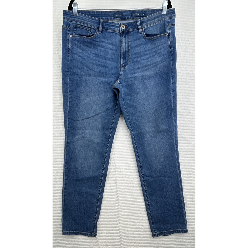 J. Jill Denim Boyfriend Straight Leg Ankle Jeans Women's Size‎ 14 Comfortable